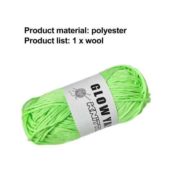 Полезная мягкая полиэстеровая пряжа ручной работы, светящаяся тонкая пряжа, хозяйственные товары, тканая нить