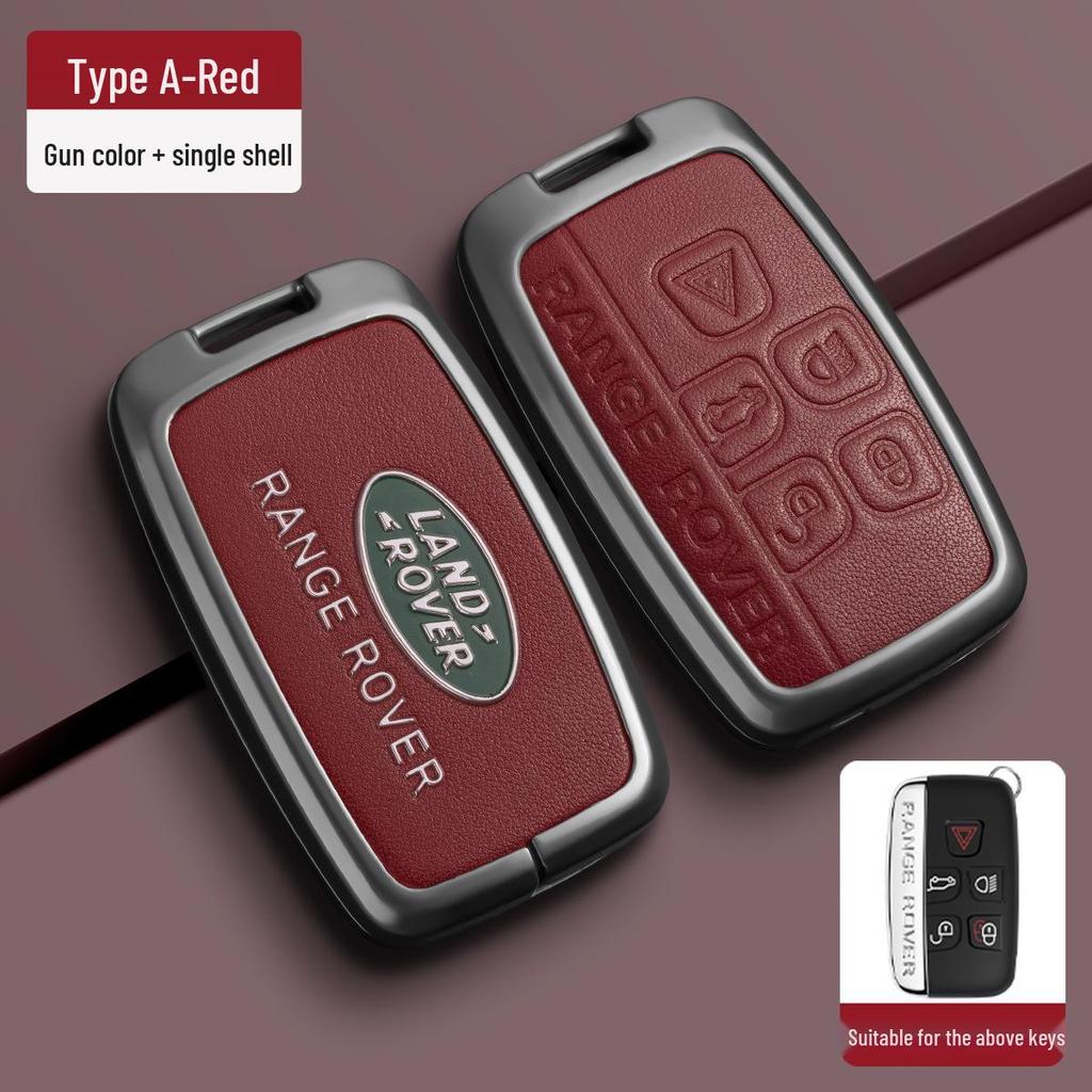 Чехол для ключа из ТПУ с металлической пряжкой для Land Rover Range Rover, Sport, Velar, Evoque, Discovery 4, Discovery Sport и 5.