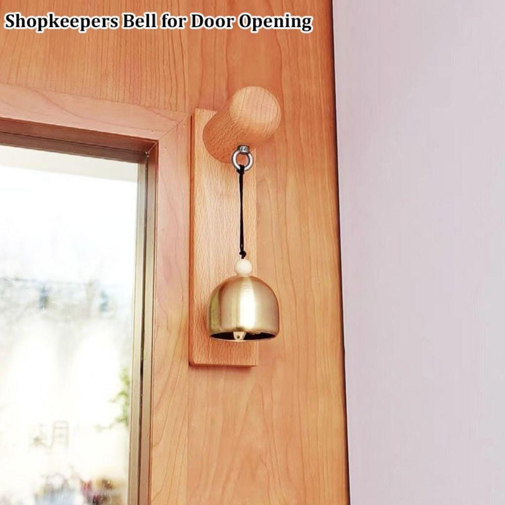 Wooden Shopkeepers Bell Door Opening Wind Chime Elegant Door Bell for Business Garden