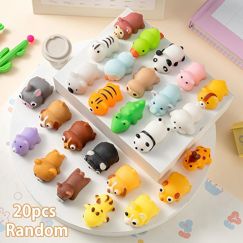 Моти Сквиши Мультяшное Животное Игрушка Табас Сквиши Веселые Игрушки Для Детей Снятие Стресса Сжималка Вечеринка Подарки На День Рождения Подарочный Пакет