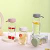 450ml/600ml Portable Plastic Water Bottle Leakproof Water Cup Students Simple Bottle Home Office Coffee Tea Cup Summer Drinkware