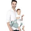 Porte-bébé Siège de Hanche SONARIN - Ergonomique - Vert - Coton - 0 mois à 3 ans - YEBD01-TMM1