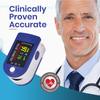 Portable Pulse Oximeter with OLED Display for Blood Oxygen Saturation and Heart Rate Monitoring