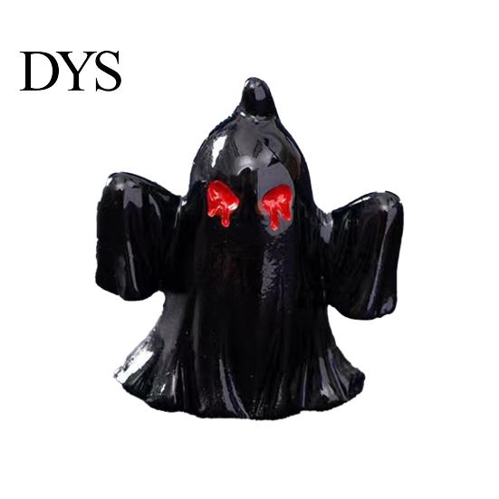 Halloween Aquarium Ornaments Miniature Resin Ornaments, Micro Landscape Desktop Decor, Horror Ghost Tombstone Figures Scene Accessories for Fish Tank