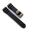 Silicone Watchband for SEIKO Water Ghost SPR009 Soft Waterproof Bracelet Diving Strap Soild Watch Ring Buckle 20mm 22mm