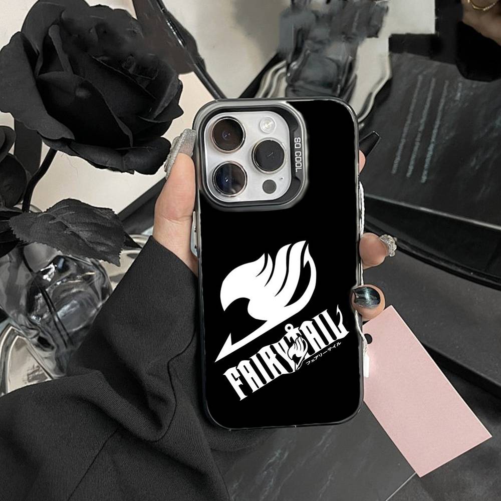 ЧЕХОЛ ДЛЯ ТЕЛЕФОНА ANIME P-FAIRY TAIL Для iPhone 17,16,15,14,13,12,Pro MAX Белый Матовый Ударопрочный Чехол