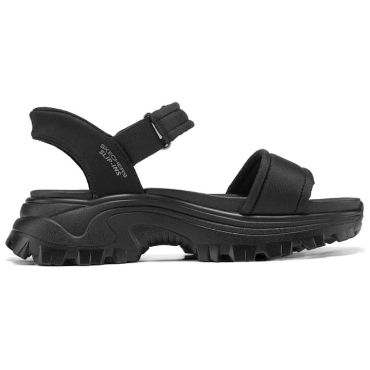 Skechers Повседневные сандалии Удобные Универсальные Пляжные сандалии Женские сандалии Черные 119872-BBK