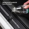 CRG1 1/4/5Pcs Car Door Sill Protector Strip Anti-Scratch Sticker Hubcap For Mercedes Benz AMG GLC GLE CLA GLB GLK W204 W205 W206 W211