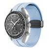 Силиконовый ремешок для Omega X Swatch Joint MoonSwatch Planet, ремешок для часов, металлический браслет с магнитной пряжкой, сменный браслет Correa