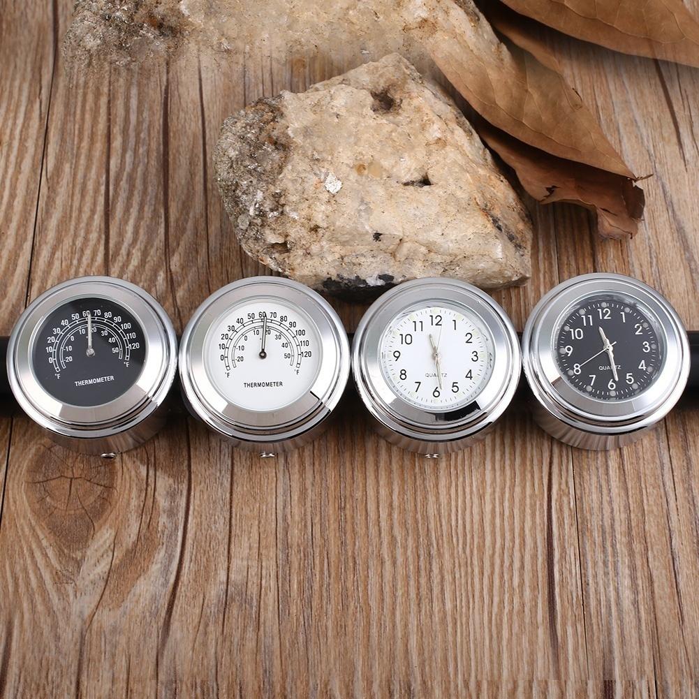 Водонепроницаемые часы/термометр с креплением на руль мотоцикла