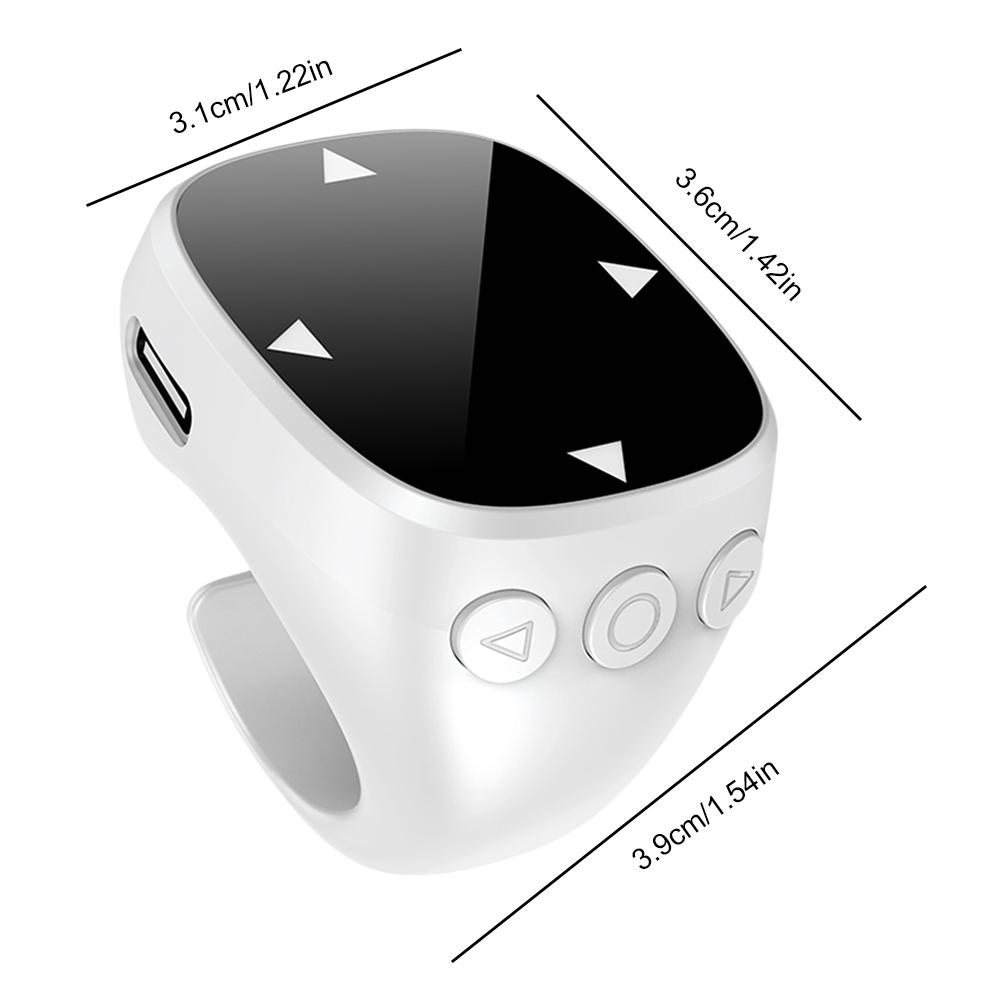 Умное кольцо-напальчник для ленивых, сенсорный экран, совместимость с Bluetooth, для селфи, видео, автоматическая прокрутка, пульт дистанционного управления для Samsung/iPhone