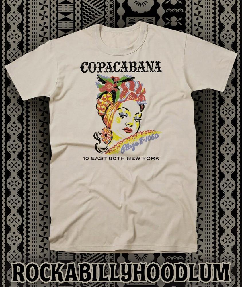 Retro Tiki Art Tee T Shirt Bar Mug Restaurant The Copacabana Club NYC New York
