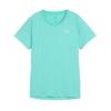 Run Velocity Comfortable Round Neck Pullover Short Sleeve T-Shirt Women T-Shirts Green 527275-59