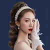Large Pearl Headbands Wide Side Women Hairbands Fashion Bridal Hair Hoop  Girl