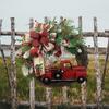 Christmas Wreath Red Truck Outdoor Indoor Great Gift Home Decoration