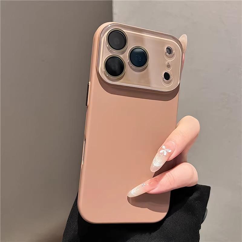 Роскошный Стеклянный Чехол-Окно для Телефона iPhone 17 16 Pro Max Жесткие Чехлы для iPhone 17 15 14 13 Pro Max Защитная Крышка для Камеры