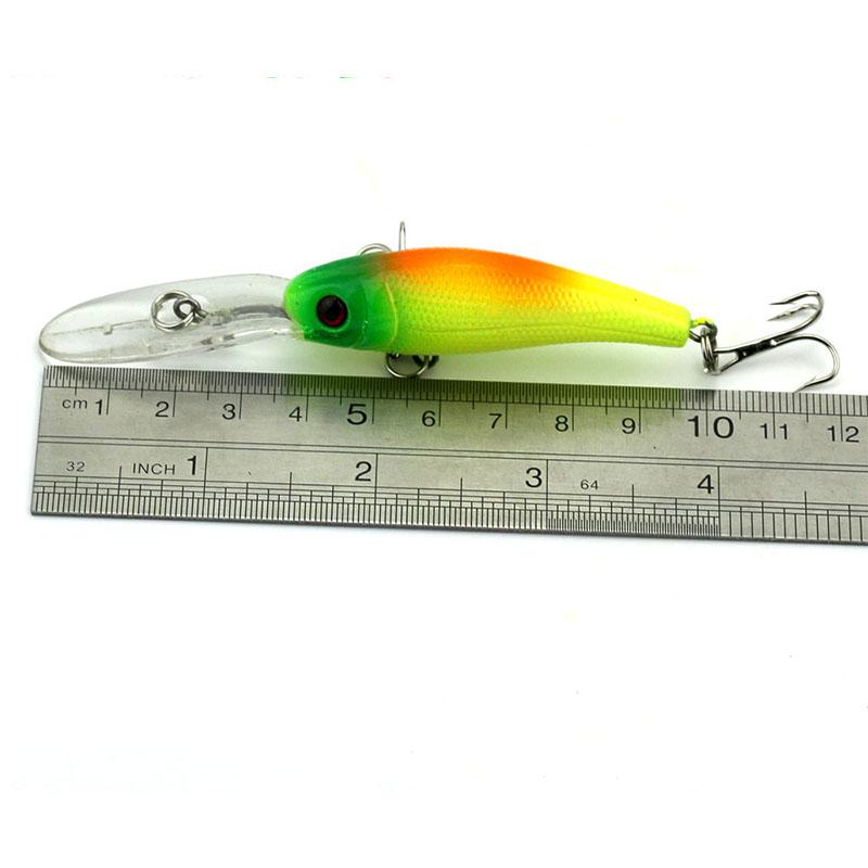 HENGJIA 1pc/8pcs Minnow Fishing Lure Wobbler Hard Plastic Bait Trout Bass Pike Lure Fishing Tackle