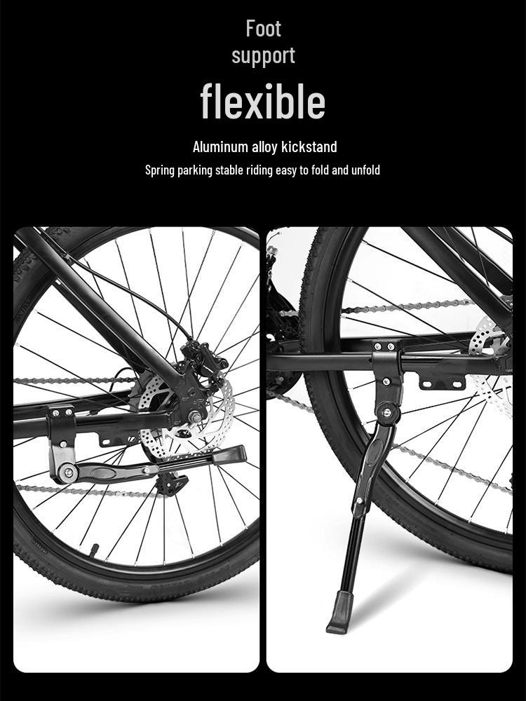 Adjustable Aluminum Alloy Bike Kickstand for Road and Mountain Bikes