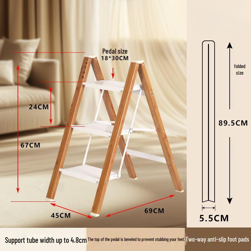 Многофункциональная алюминиевая складная стремянка для использования в помещении/на улице
