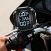 Система контроля давления в шинах мотоцикла ЖК-дисплей TMPS Детектор Водонепроницаемая Сигнализация давления в шинах мотоцикла С внешним датчиком