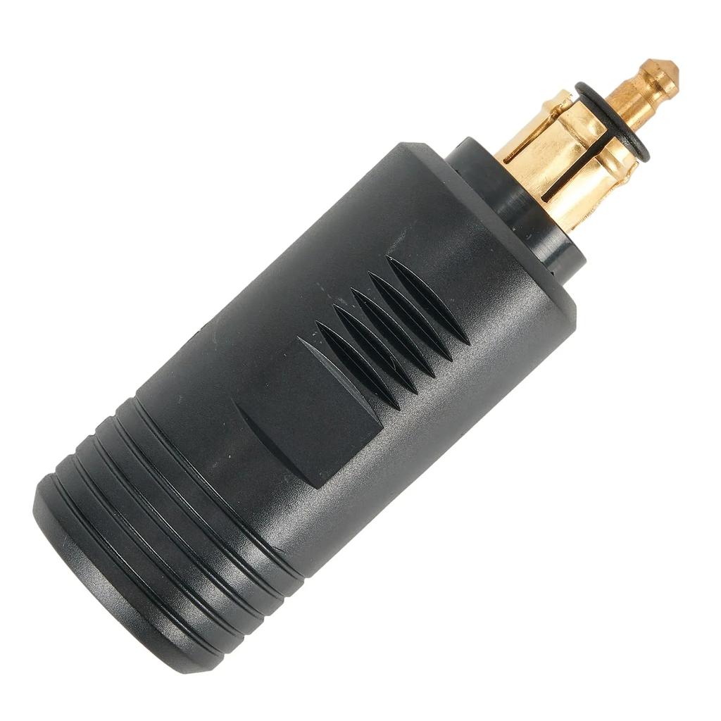 Автомобильный аудио GPS-адаптер 2,48x1,06 дюйма 63 X 27 мм АБС/медь Черный Компактный конвертер для мотоцикла Легкий