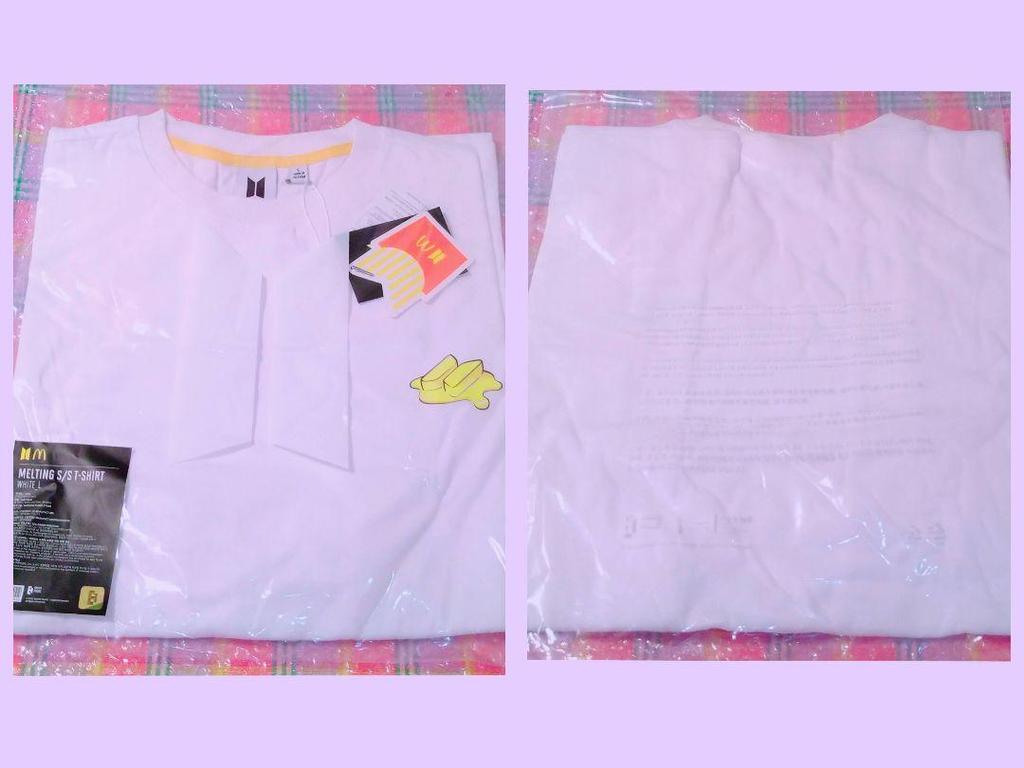 [Б/У] Сон Мин Су BTS Официальная футболка McDonald's Butter IN THE SOOP