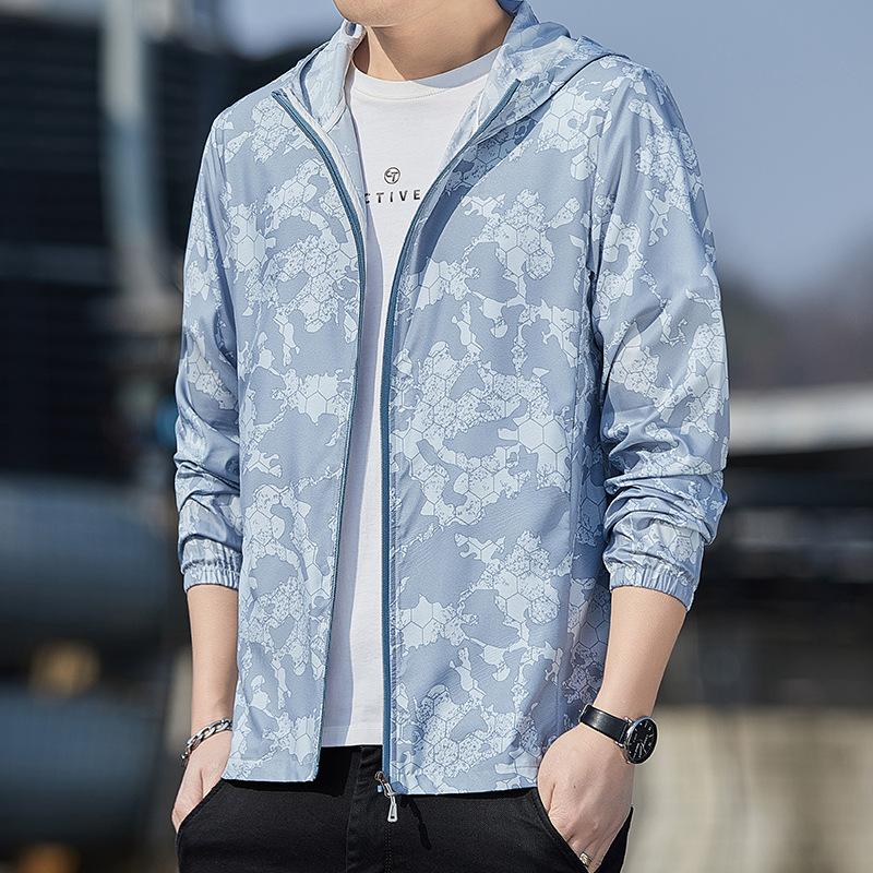 Солнцезащитная одежда для мужчин и женщин Летняя солнцезащитная одежда Куртка с защитой от ультрафиолета Уличная одежда Ice Silk Ультратонкая одежда Cool Skin