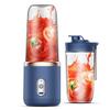 Portable Blender Smoothie Maker Mini Juice Blender Cup Rechargeable Fruit Shakes Juicer Mixer 400ml 6 Blades for Travel