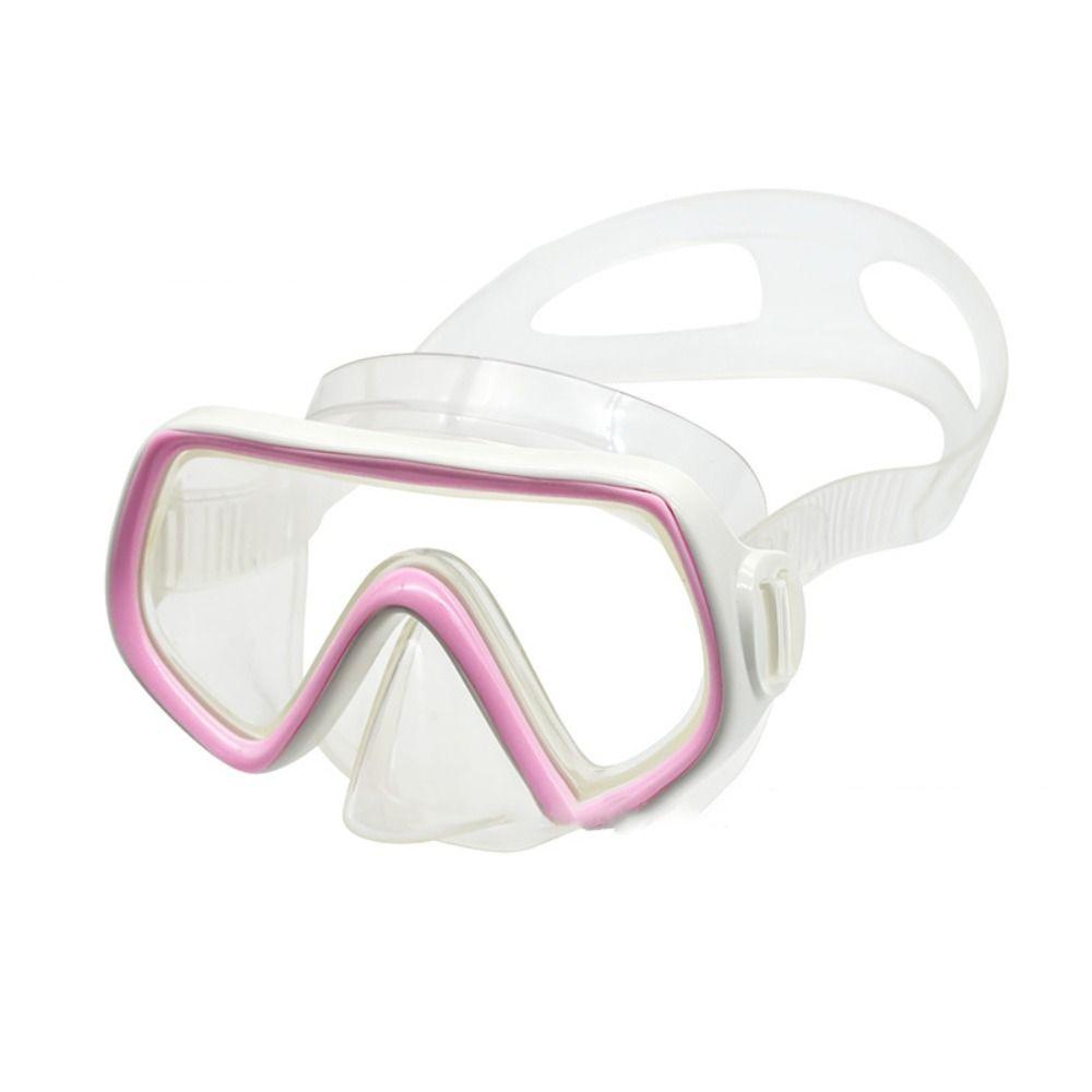 Детская маска для дайвинга с ПВХ-ремешком, очки для плавания с трубкой из поликарбоната, детские очки для плавания унисекс для молодежи