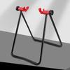 Bike Stand High Durability 360 Degree Rotating Aluminum Alloy Mountain Road Bike Triangle Vertical Foldable Stand Bike Supplies