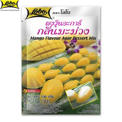 Lobo Десертная смесь агара со вкусом манго, без добавления консервантов/ на 4-6 порций, тайский десерт 130 г