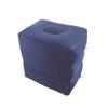 Inflatable Cushion Footrest Cushion Inflatable Stool Footstool Travel Cushion Three-layer Flocking Footrest Adjustable Footstool