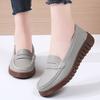 Женские мокасины для вождения, удобные туфли на плоской подошве, повседневные туфли для медсестер, летняя обувь для беременных, большой размер
