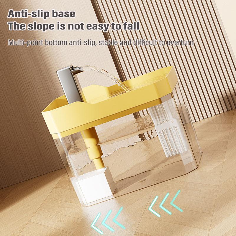 Диспенсер для воды для кошек объемом 1,5 л с насосом, фильтрованная вода, бесшумная работа при нехватке воды, автоматическое отключение питания, автоматическая циркуляционная поилка