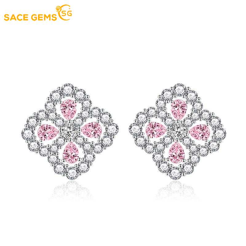 Sace Gems Классические серьги из медного сплава с цирконом, женские ювелирные изделия, свадебный подарок для вечеринки