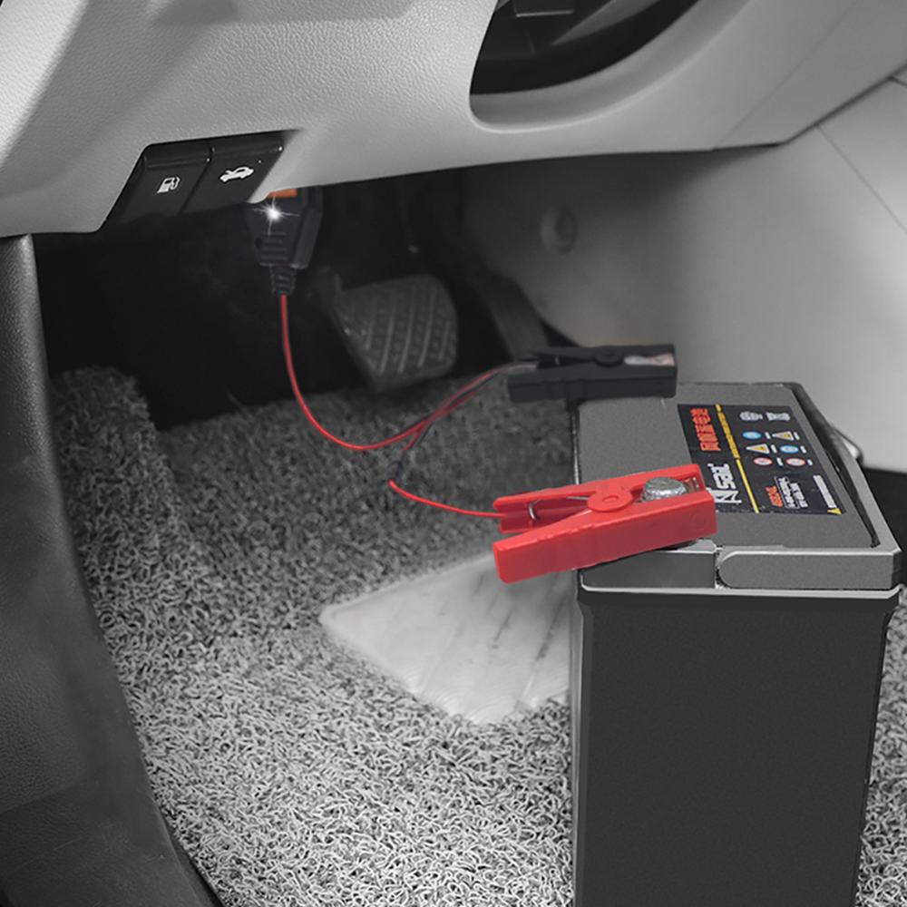 Коннектор для сохранения памяти Автомобильный диагностический кабель OBD2 Коннектор для сохранения памяти с зажимами-крокодилами 12В Автомобильный аккумулятор