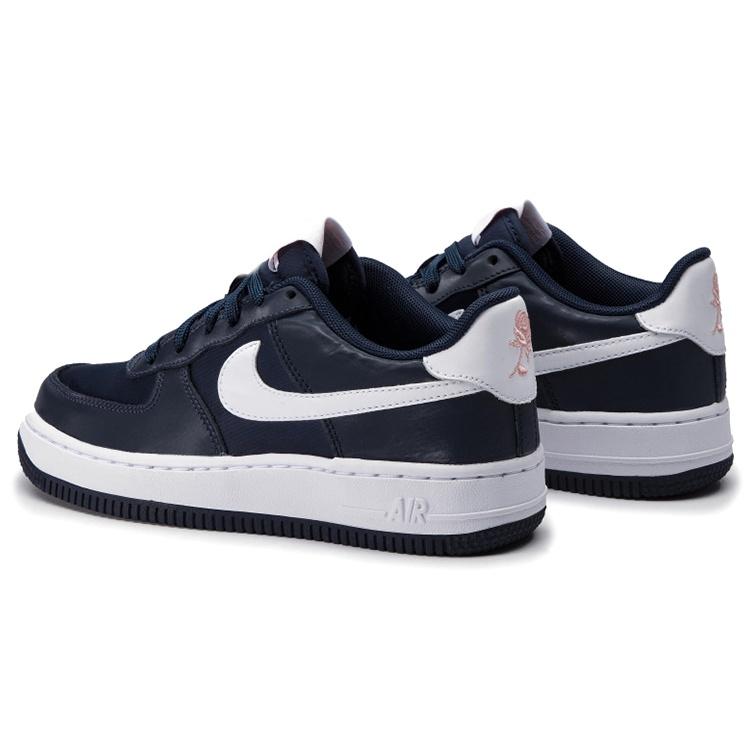 (GS) Nike Air Force 1 Low 'Valentine's Day - Obsidian' Kids' BQ6980-400