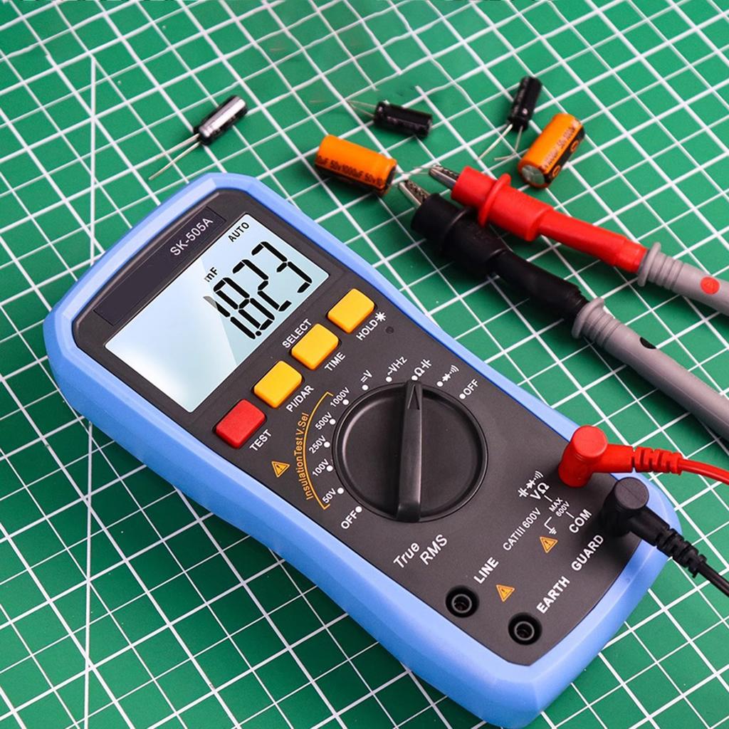 Insulation Resistance Tester 2000V Megohmmeter & Digital Multimeter ABS Resistor Meter for AC/DC Voltage Measurement