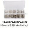 320Pcs Stainless Steel SS304 Screws An Head Screws Nuts Bolts Assortment Kit M2 M2.5 M3 M4 M5 Metic Nut And Bolt Assortment