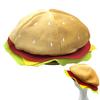 Halloween Hamburger Fancy Hat Cheeseburger Shaped Fast Food Hat Carnival Christmas Party Dress Up