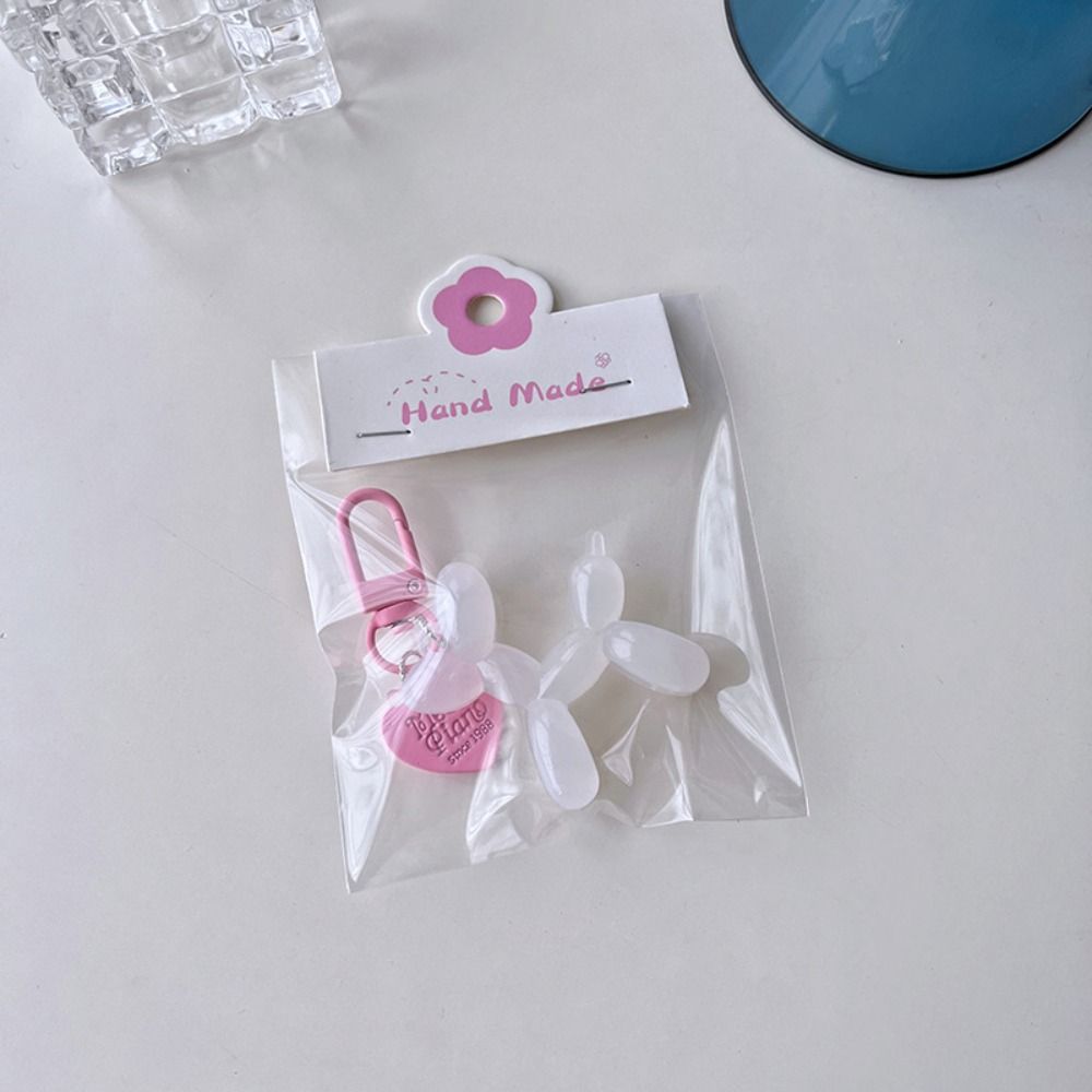 Dog Jelly Balloon Puppy Keychain Love Pendant Cartoon Puppy Pendant Creative   Women