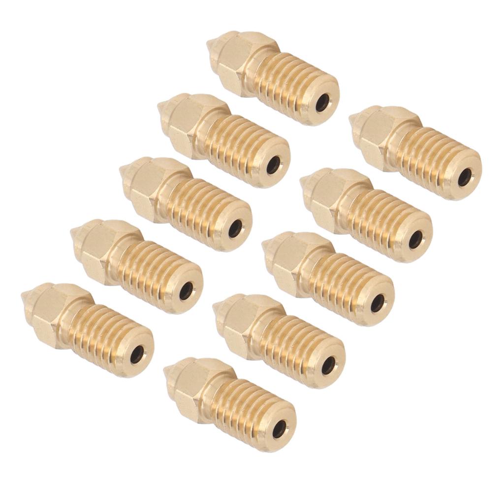 10Pcs Brass Hotend Nozzles High Speed 1.750.4mm for ENDER 7 3D Printer Parts Accessories