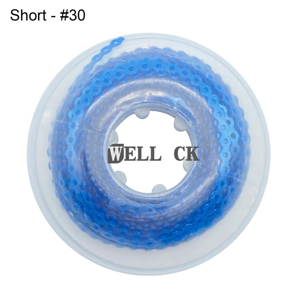 WELL CK 1Pcs Dental Orthodontic Elastic Rubber Power Chain Rubber Band Short Type
