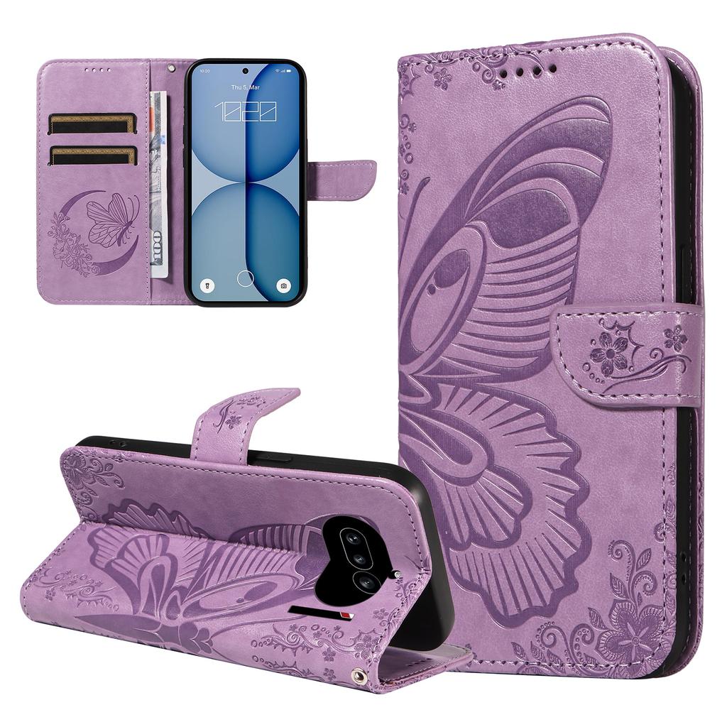 Flip Case for Phone - Leather/PU, Purple
