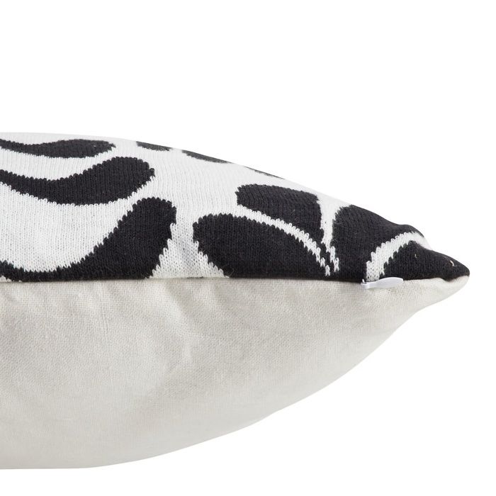 Coussin - Twisted Lime - 40 X 40 Cm - 100% Coton - Déhoussable - Motifs Modernes