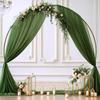 1шт шифоновая романтическая скатерть ряды церковных скамей или стульев потолочный декор входной декор вуаль драпировка свадьба 7 цветов