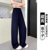 White Cotton and Linen Wide-leg Pants Women's Summer Thin New Loose and Lazy Casual Small Linen Straight-leg Pants