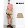 Za2025 Summer New Product Women's Clothes Casual All-Matching Elastic Waistband Balloon Version Casual Shorts 2712737 710