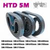 Зубчатый ремень HTD 5M с замкнутым контуром Резиновый Периметр HTD5M 665 670 675 680 685 690 695 700 705 710 мм Ширина 10~50 мм CNC Трансмиссия