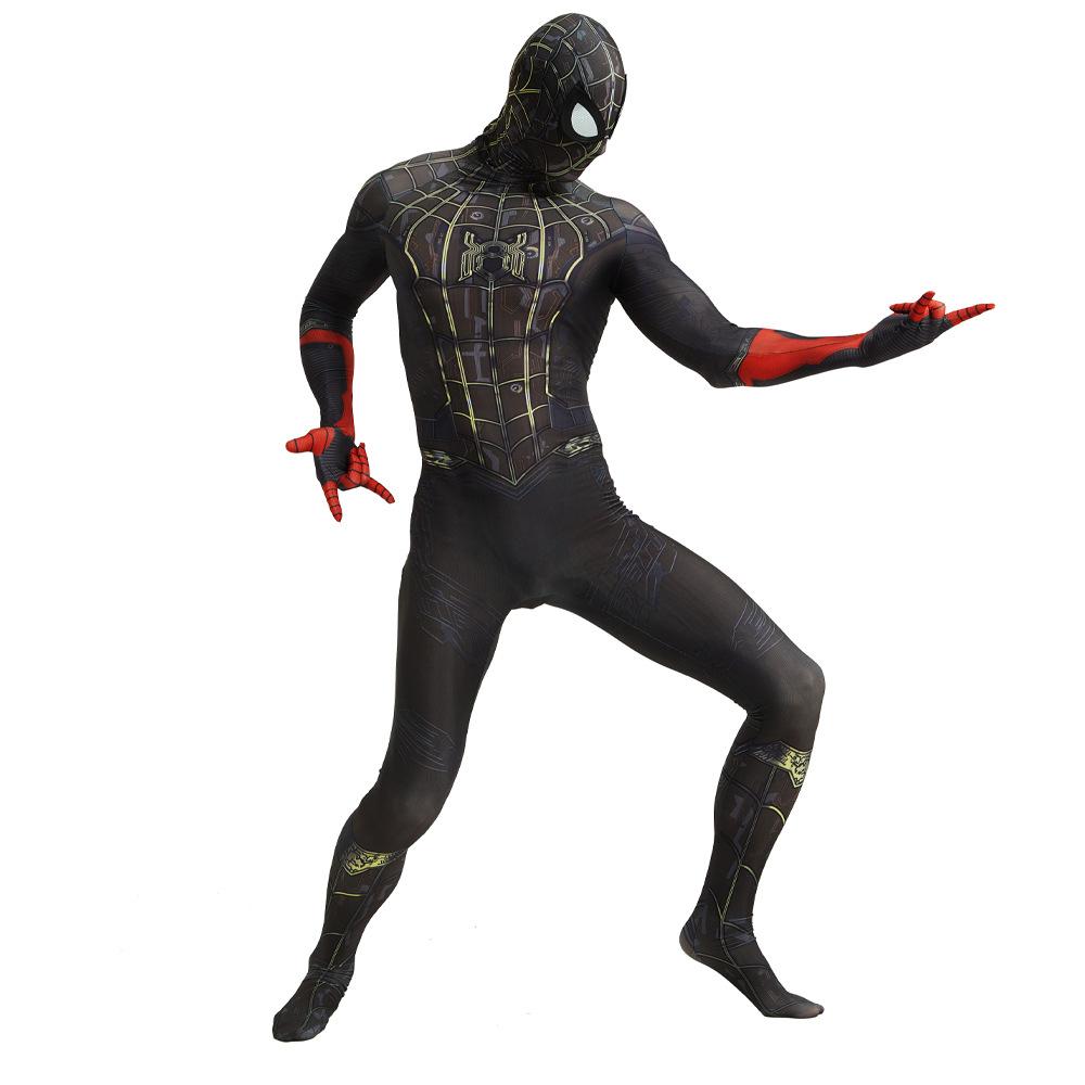 Spider-Man Costume Hero Far From Home Iron Spider 3D Print Bodysuit Halloween Cosplay